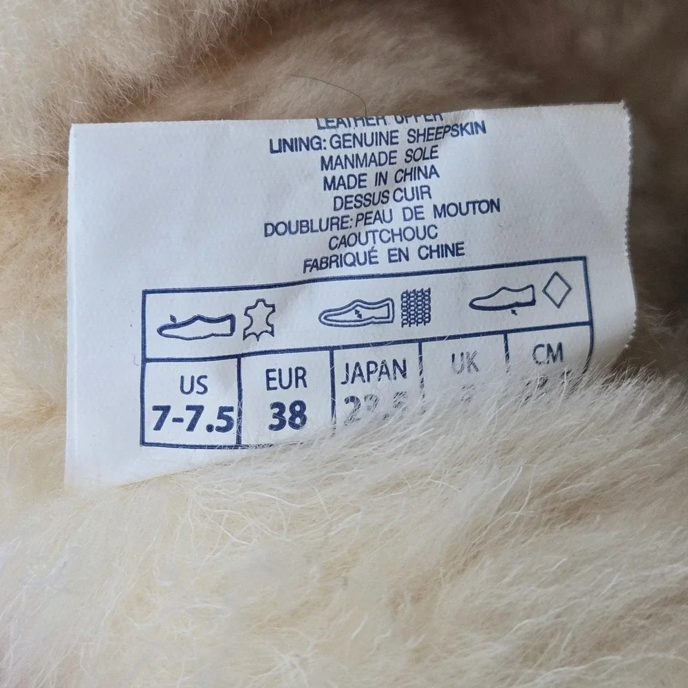 Pajar‎ Canada Janie 2.0 Waterproof Platform Shearling Boot Brown Sz 7 38